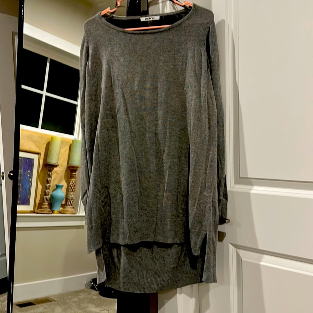 DKNY multi layered to layer tunic, top or dress